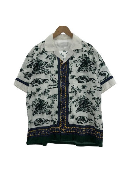TOGA VIRILIS CUPRA COTTON PRINT SHIRT