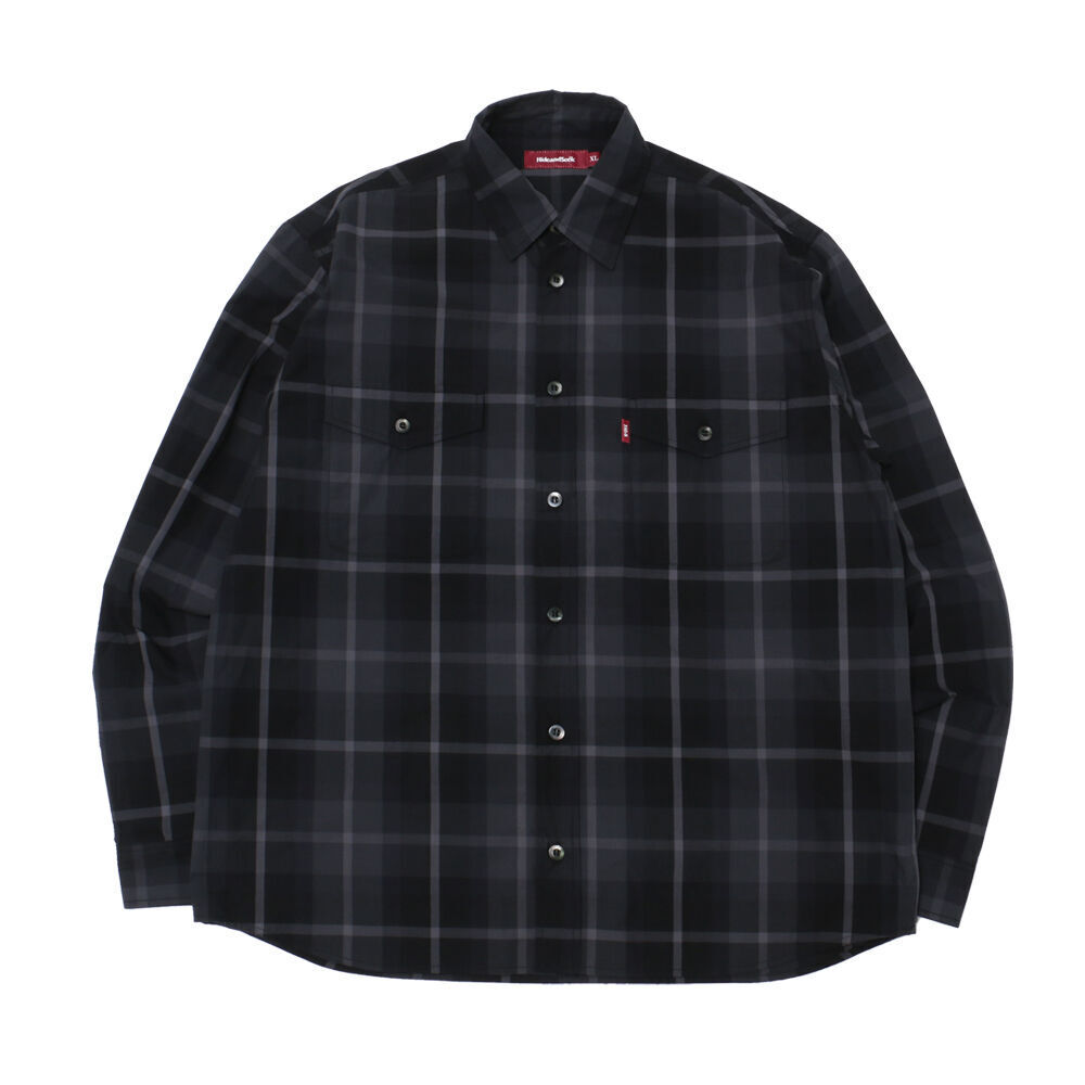 HIDEANDSEEK Check L/S Shirt(22ss)