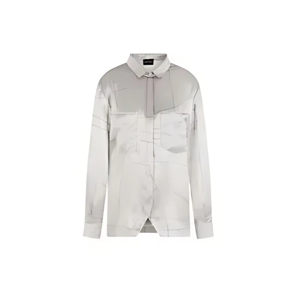 GIORGIO ARMANI シャツ シルクサテン プリント