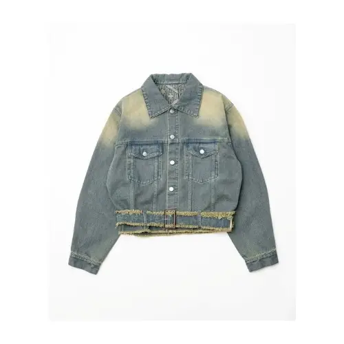 What Is Heart Coggin stab like denim jacket