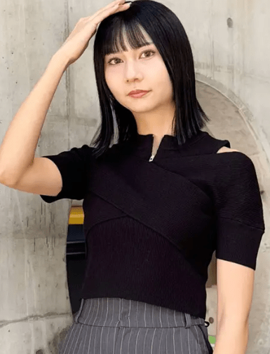MURUA ZIPカシュクールハーフニット