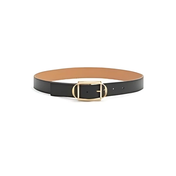 LOEWE カーブド バックル ベルト（スムースカーフ）