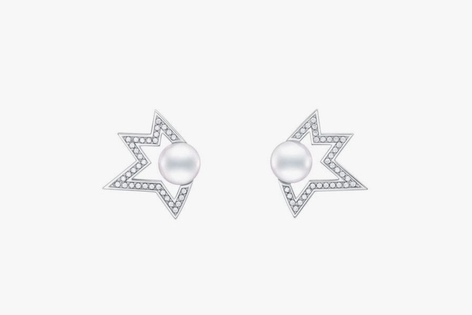 TASAKI コメット プラス ダイヤモンド パヴェ イヤリング