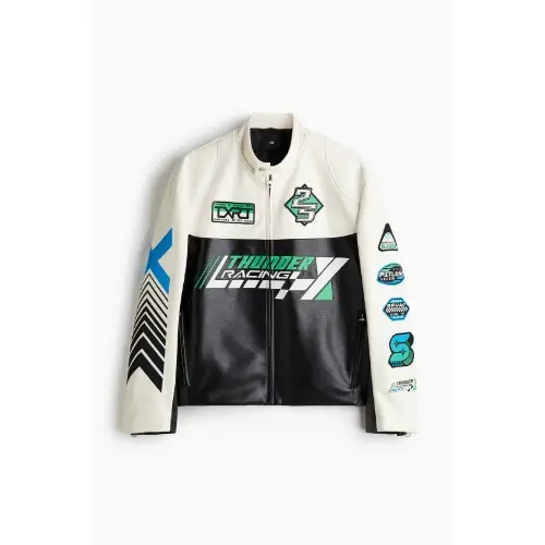 H&M レギュラーフィット レーサージャケット