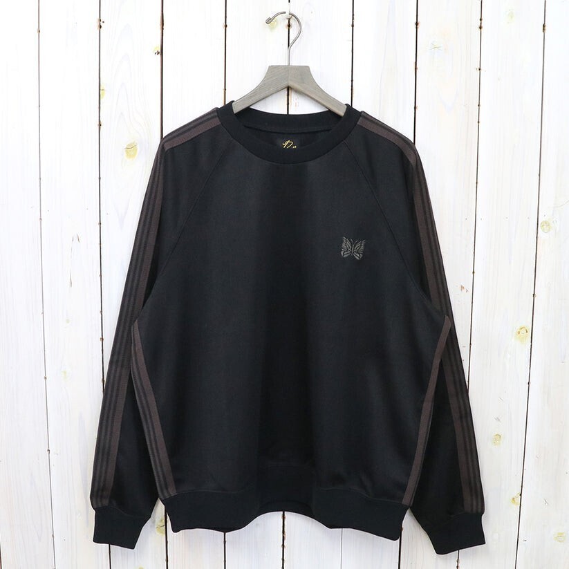 Needles Track Crew Neck Shirt-Poly Smoith