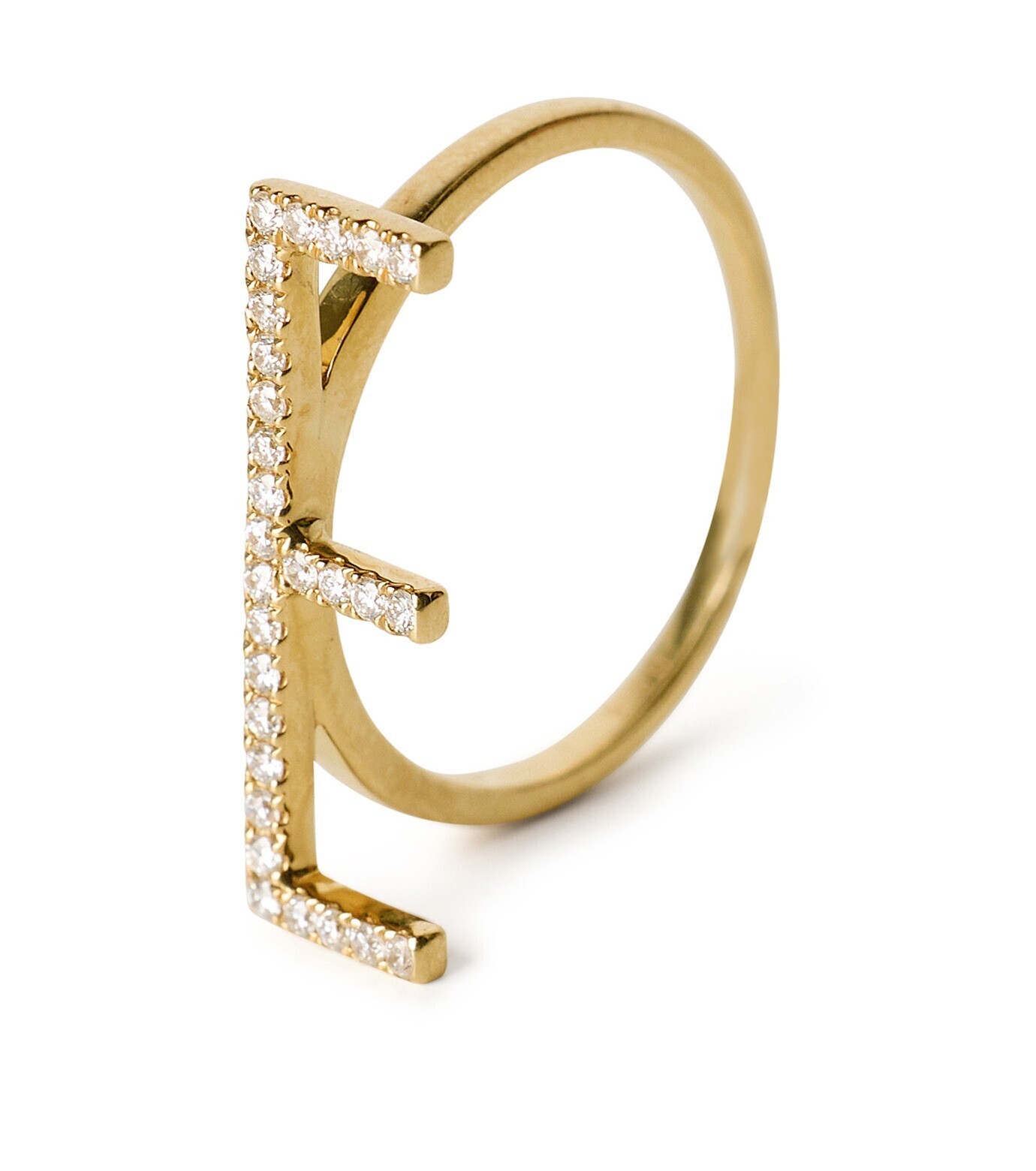 Bijou de M Alphabet Ring E