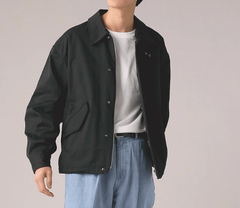 SLICK ミリタリーツイルユーティリティショートブルゾン