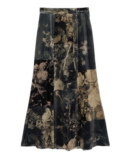 AMERI UND FOREIGN BOOK VELOUR SKIRT