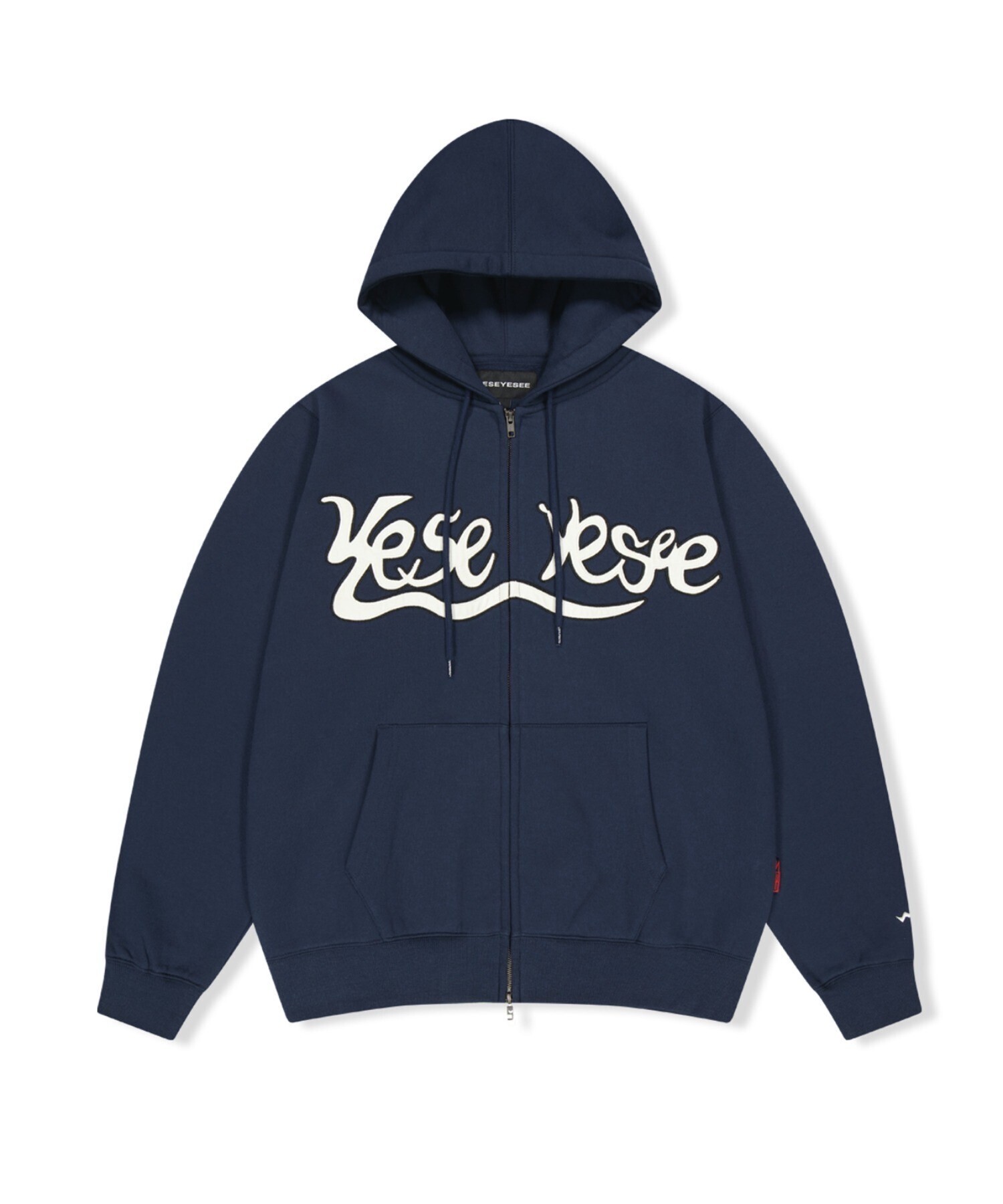 YESEYESEE Y.E.S Snail Logo Zip-up Hoodie