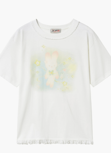 JOLIE LAIDE Cosmic bunny oversized t-shirt