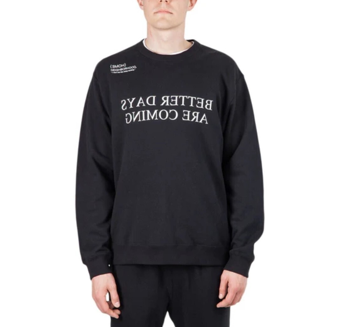 NEIGHBORHOOD Neighborhood Home Creww Sweatshirt