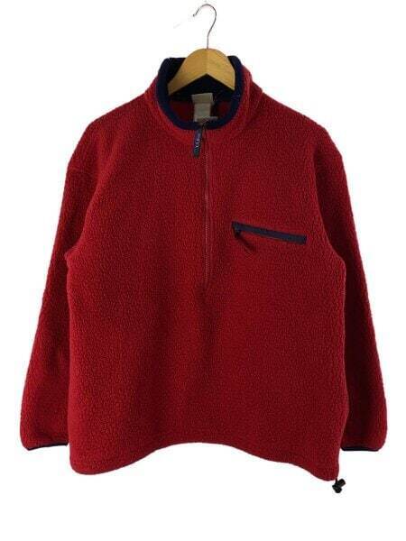 L.L.Bean L.L.Bean 90s/ハーフジップフリースジャケット/レッド
