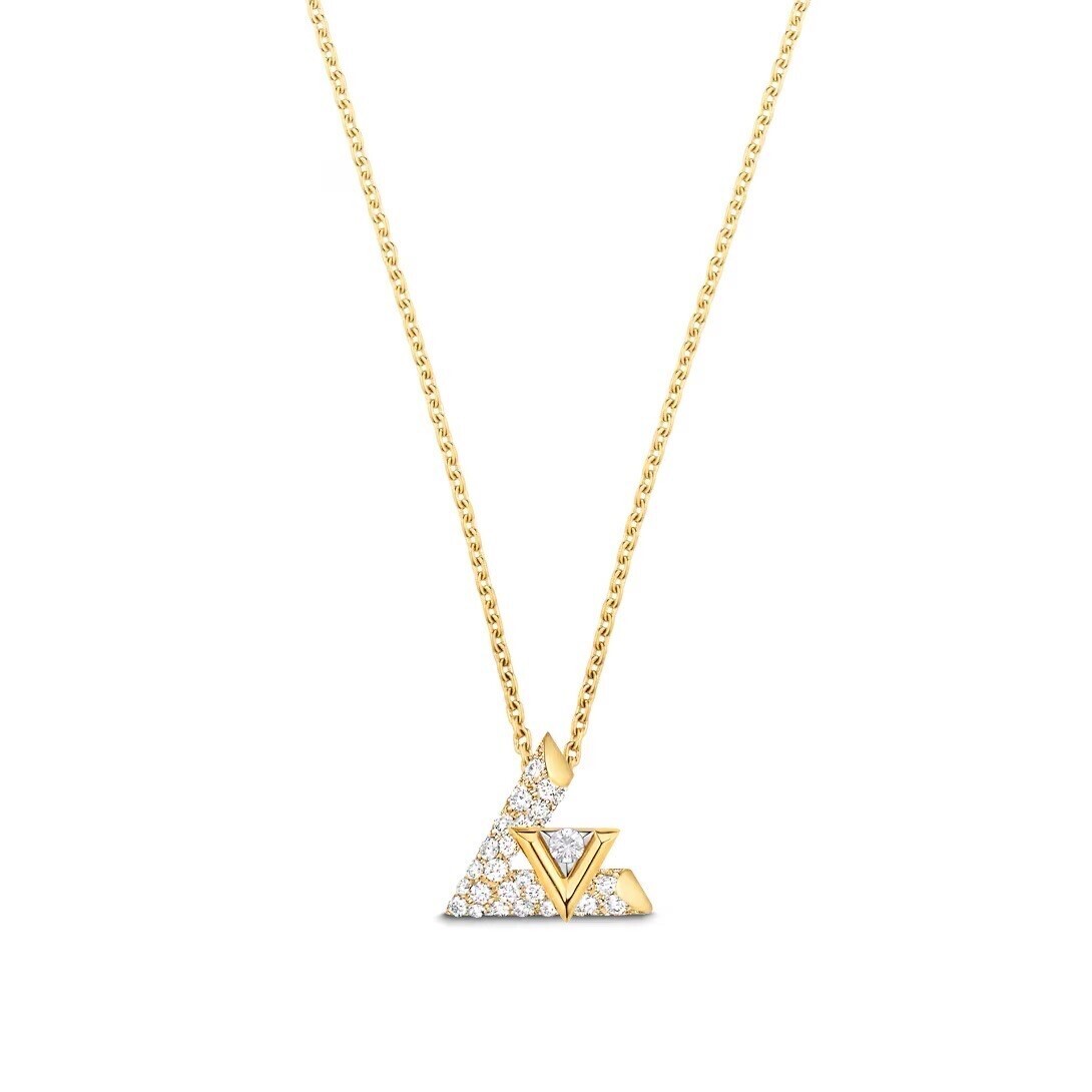 LOUIS VUITTON ペンダント LV ヴォルト ワン PM (イエローゴールド×ダイヤモンド)