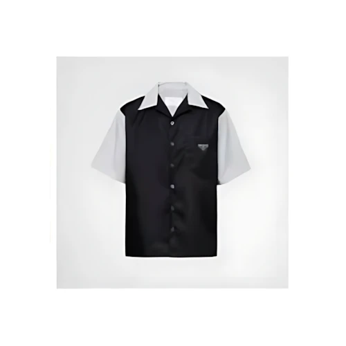 PRADA コットンx Re-Nylon シャツ