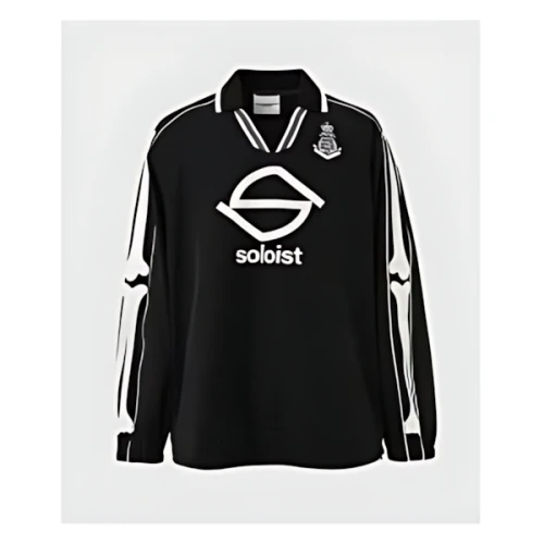 TAKAHIROMIYASHITATheSoloist. back gusset sleeve polo collar football shirt.(bone type02)