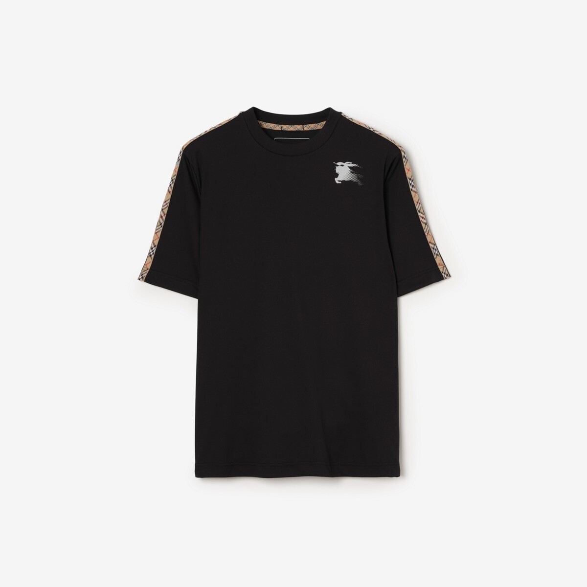 BURBERRY チェックトリム ジャージーTシャツ