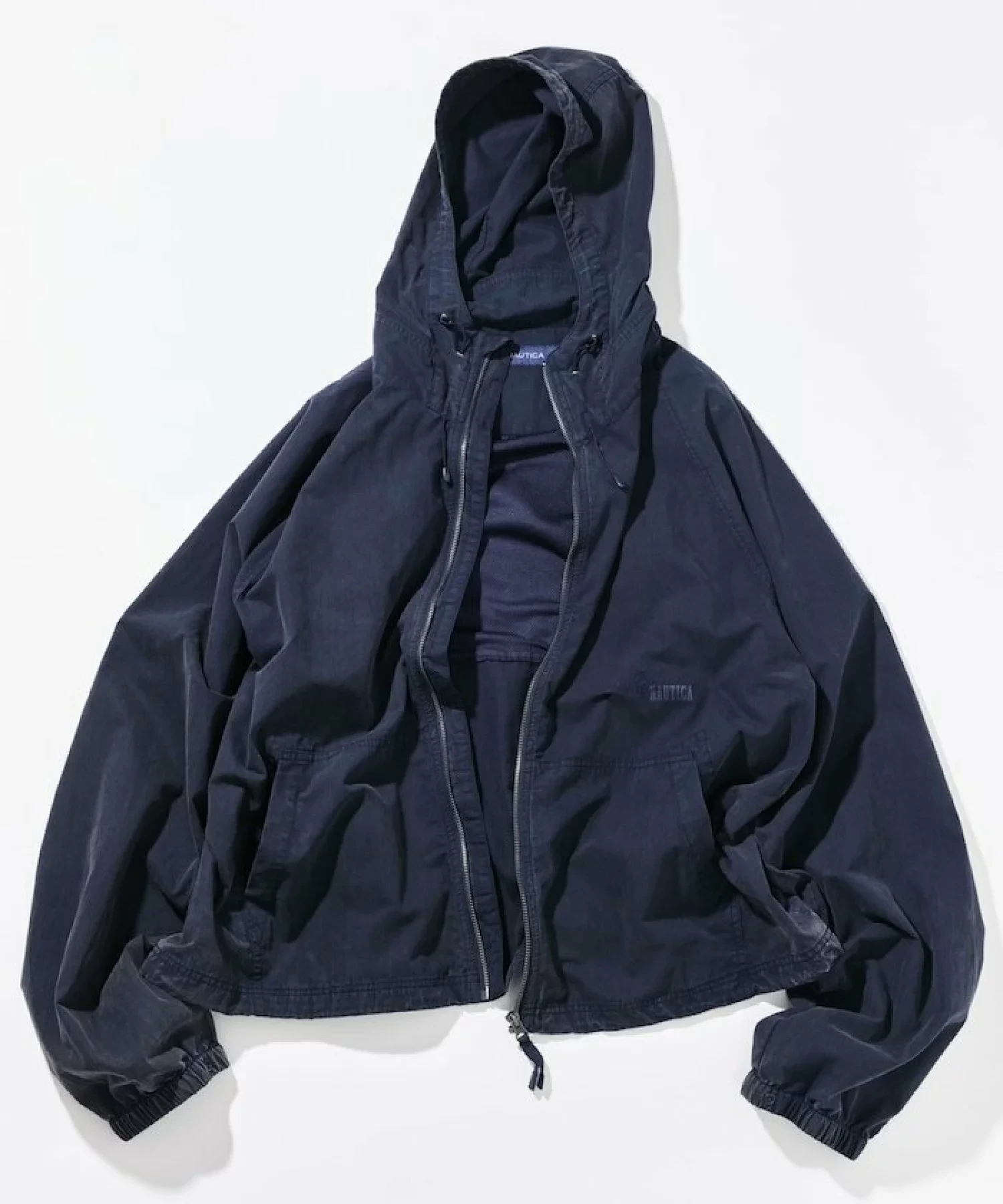 FREAK’S STORE フェード加工 ナイロン ジップパーカー