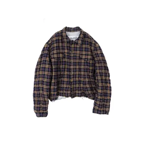 Natasha Zinko CHECKED SHIRT JACKET