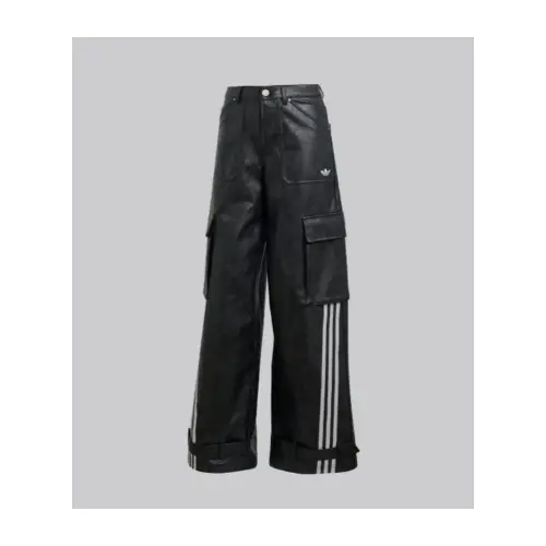 adidas FAUX LEATHER PANTS