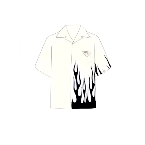 PRADA Double Match silk shirt