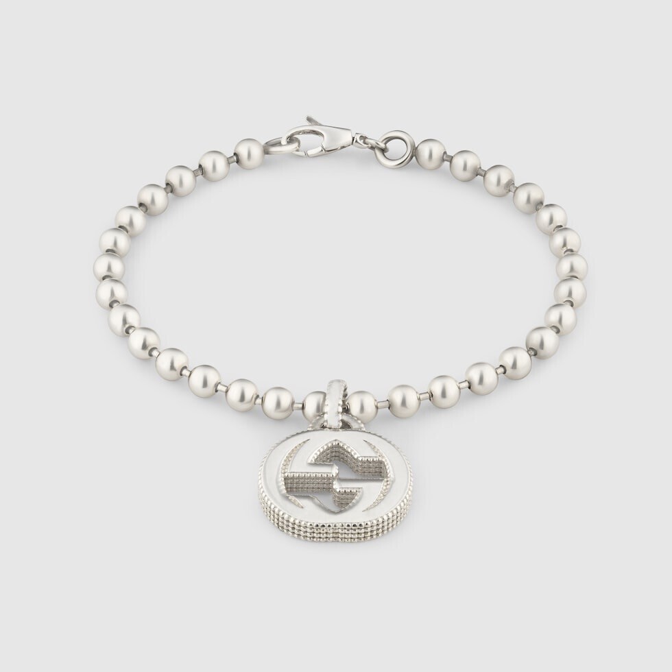 GUCCI インターロッキングG シルバー ブレスレット