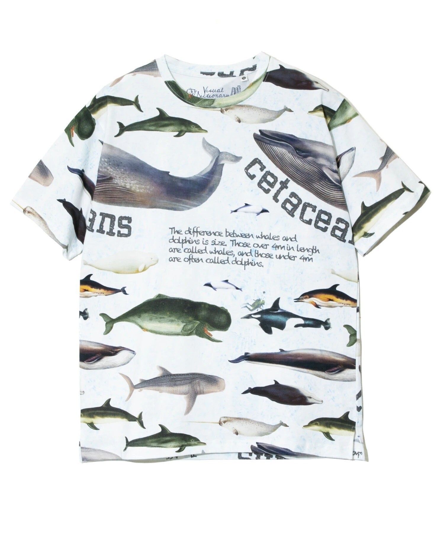 go slow caravan USA/C 総柄図鑑 TEE