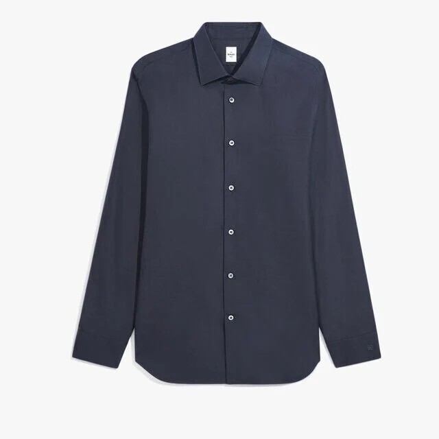 BERLUTI アレッサンドロ オックスフォード スクリット シャツ