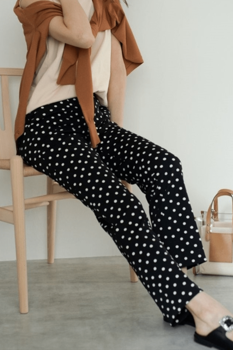 maison de Dolce. ドットパンツ【black】M