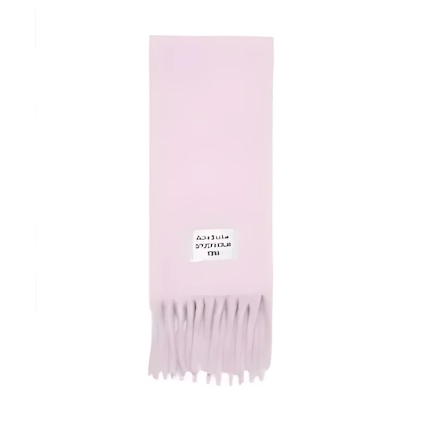 Acne Studios ロゴラベルフリンジスカーフ