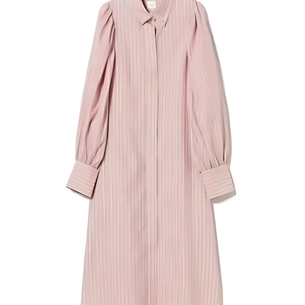 BEAMS Gathered sleeve dress