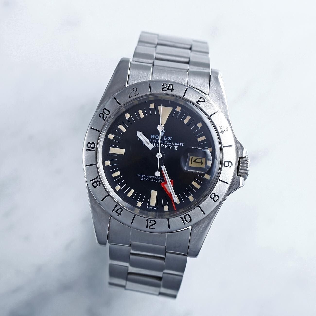 ROLEX ロレックス　エクスプローラーⅡ　ファースト　Ref.1655　初期型　ダブルロックブレス　1973年　オールドロレックス