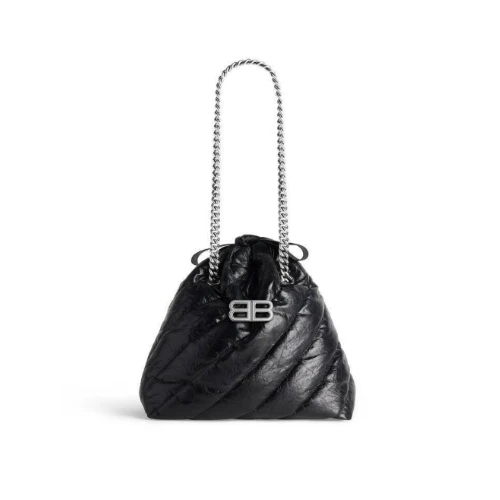 Balenciaga Medium Crush キルテッドレザートートバッグ