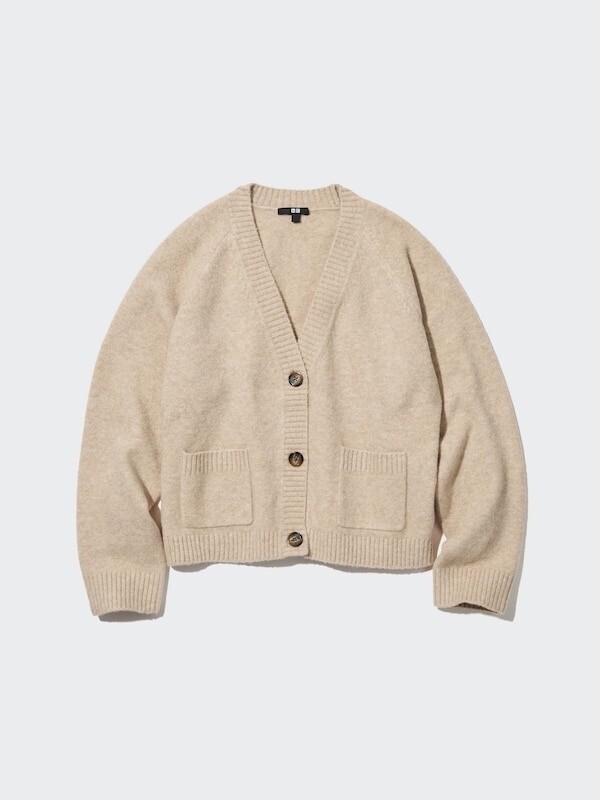 UNIQLO スフレヤーンショートカーディガン