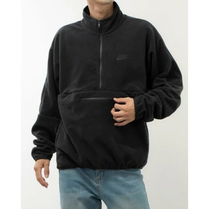 NIKE スウェットパーカー ナイキ クラブ+ PLR ハーフジップ L/S トップ