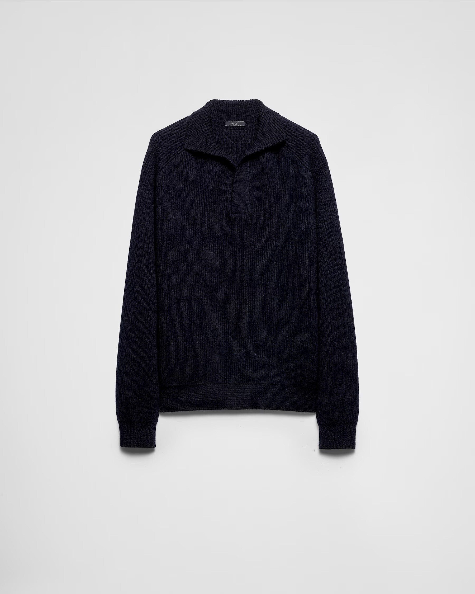 PRADA オーバーサイズ カシミヤ ポロセーター