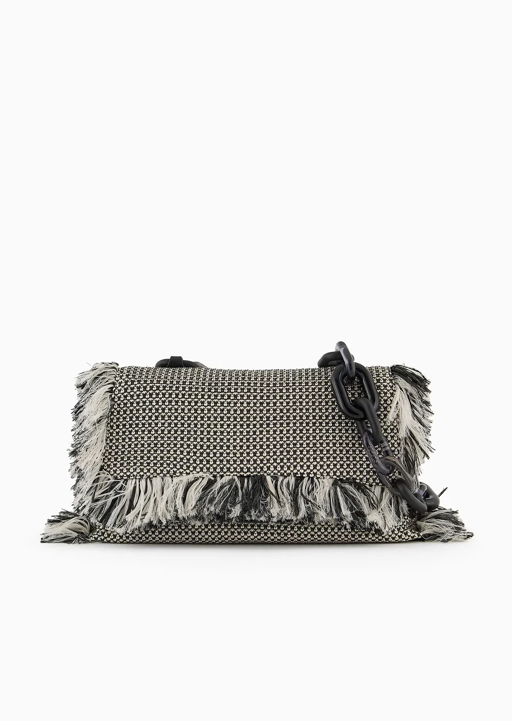 EMPORIO ARMANI ショルダーバッグ フリンジストロー