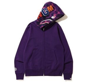 A BATHING APE SHARK FULL ZIP HOODIE