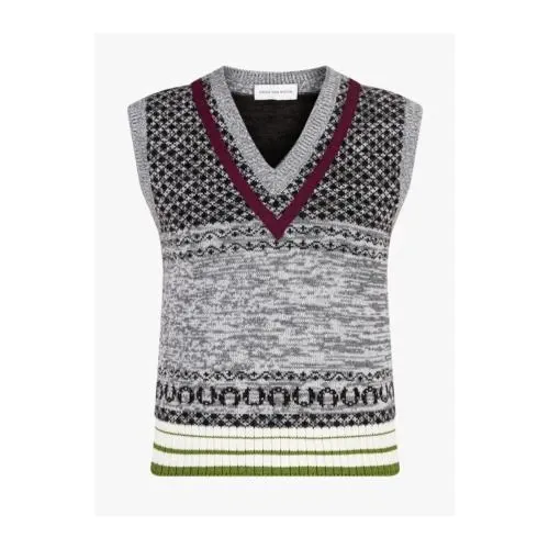 DRIES VAN NOTEN Toque knitted top