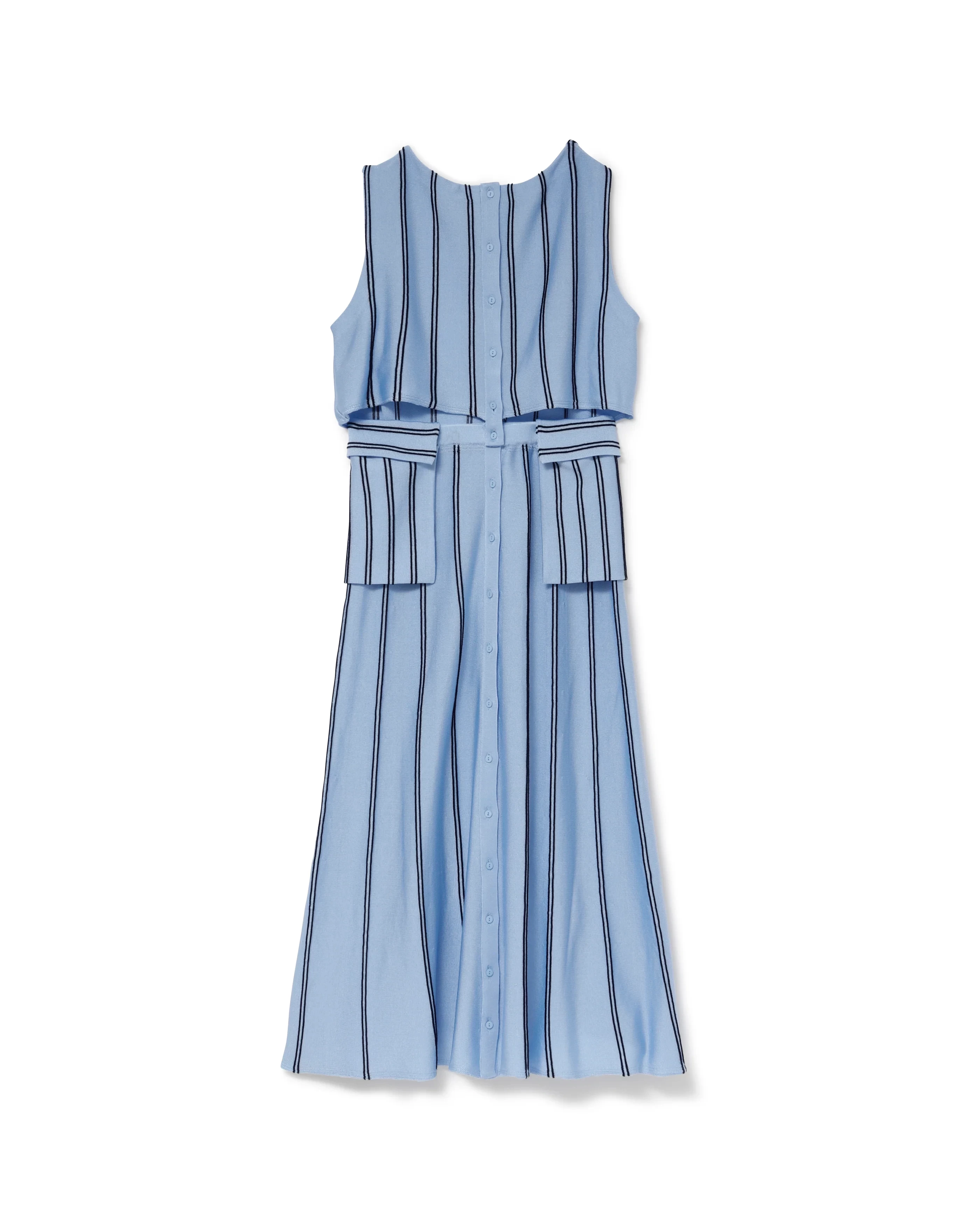 TAN STRIPED DRESS