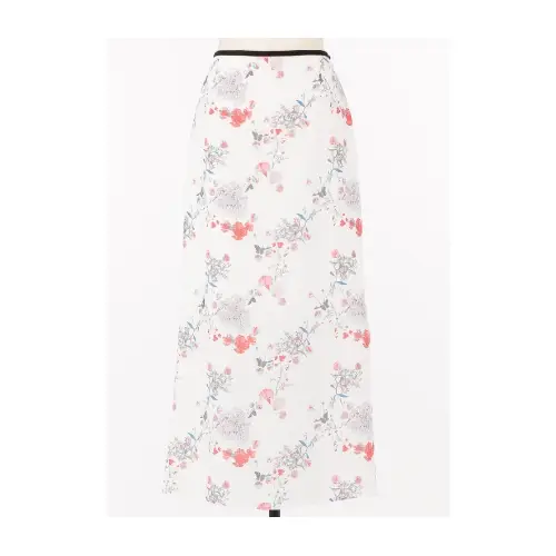Mame Kurogouchi Flower Printed Skirt
