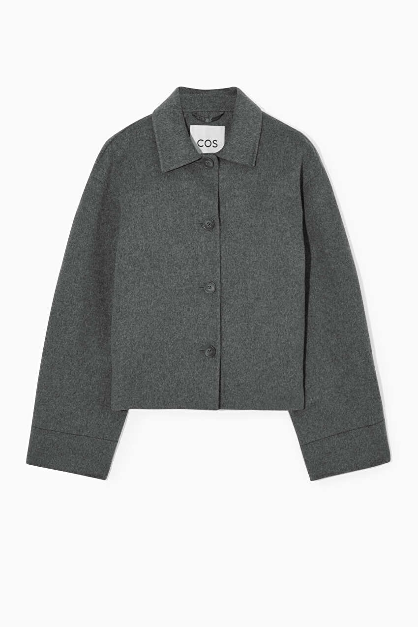 COS BOXY DOUBLE-FACED WOOL JACKET