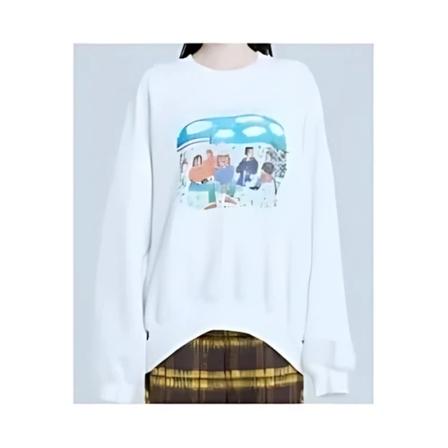 little sunny bite sandw1tch shop x LSB pop band sweat top