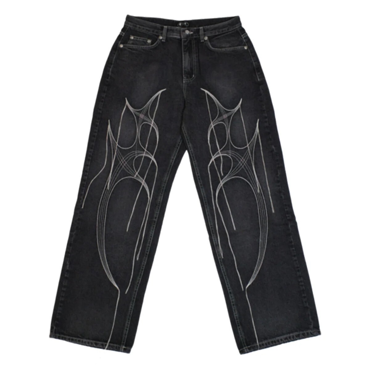THUG CLUB TRIBAL TREE DENIM PANTS