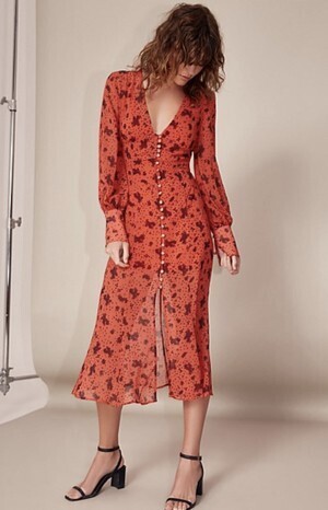 C/MEO COLLECTIVE SWEET THING LS DRESS