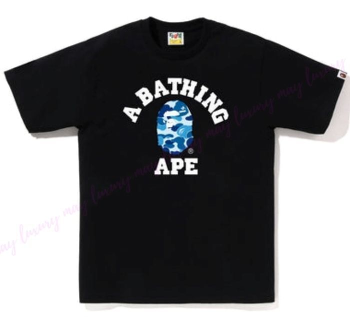 A BATHING APE ABC CAMO COLLEGE TEE Tシャツ