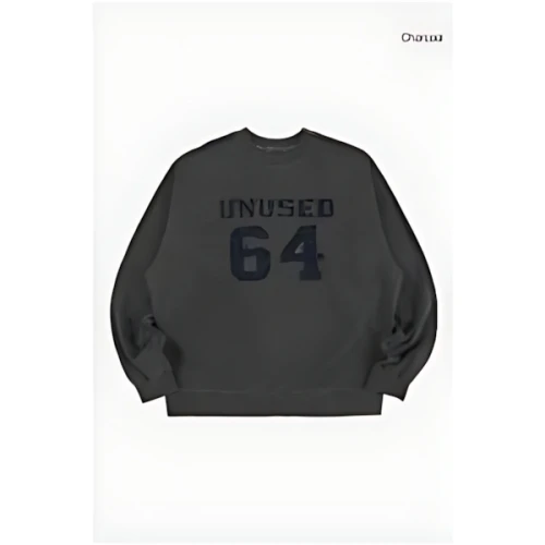 Raucohouse Patch track pigment dyeing sweatshirt