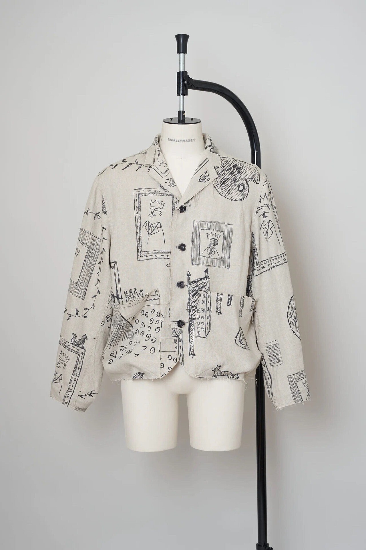 SHINYAKOZUKA SILLY SACK COAT(SCRIBBLE) 2301SK11