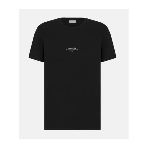DIOR Montaigne T Shirt Regular Fit In Mercerized Cotton Jersey