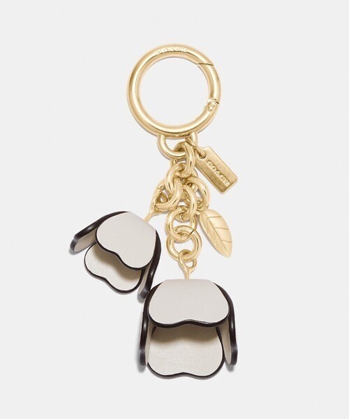 COACH エッセンシャル ティー ローズ バッグ チャーム