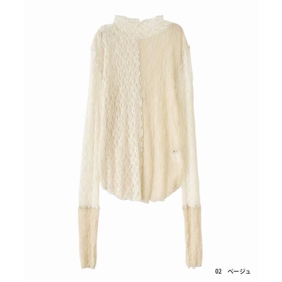 COCODEAL レースメローデザイントップス